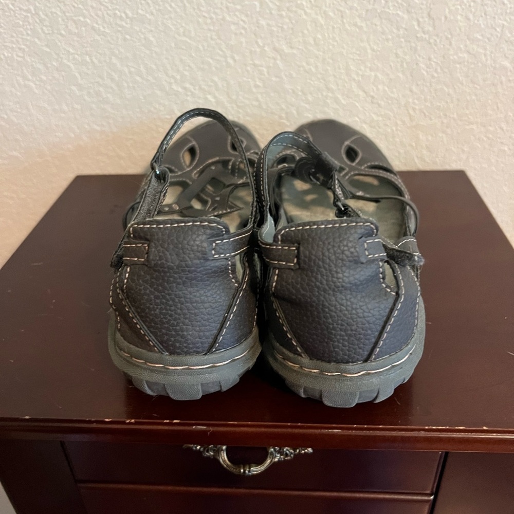 JBU Memory Foam Purple Sandals Size 8.5 - Picture 4 of 10